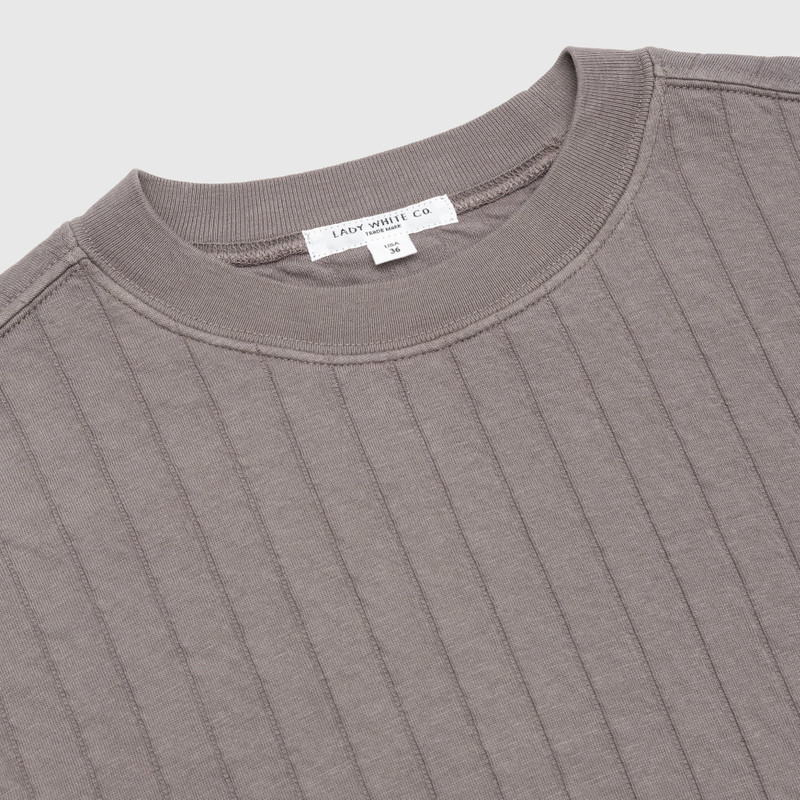 LADY WHITE CO. QUILTED CREWNECK outlook