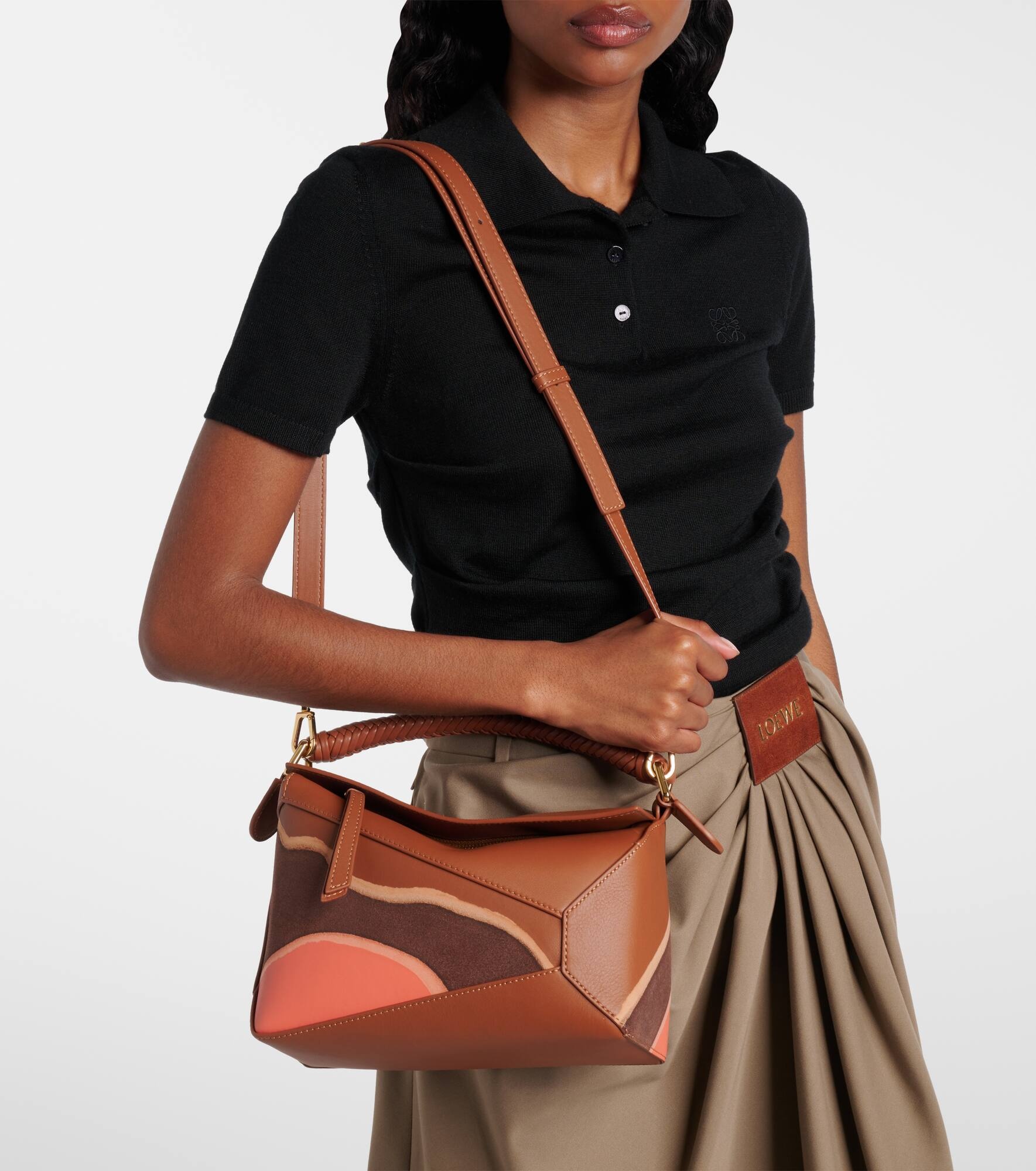 Puzzle Edge Landscape Small shoulder bag - 2