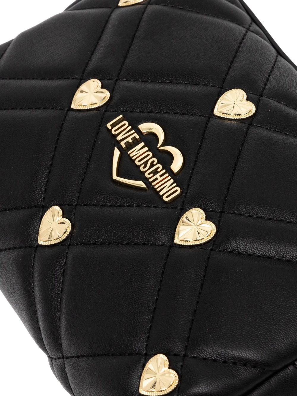 heart-stud clutch bag - 3