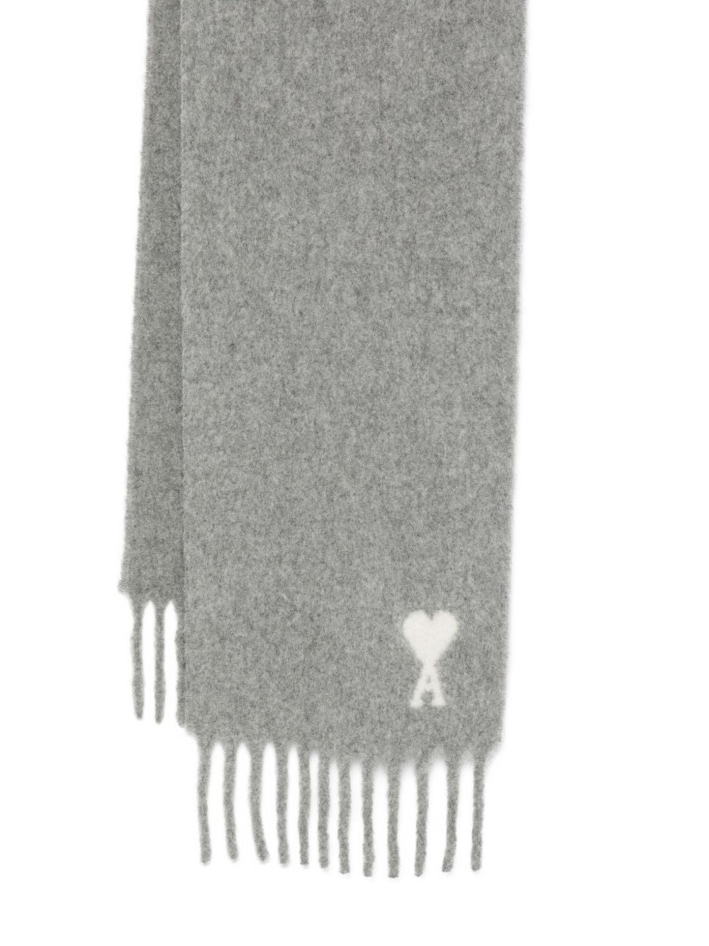 Ami Paris Women Ami De Coeur Wool Scarf - 2