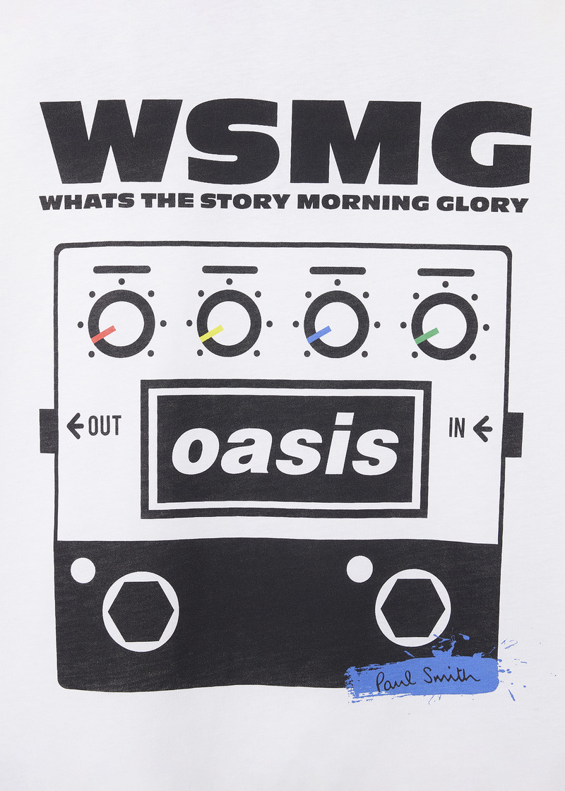 Paul Smith Paul Smith x Oasis - White WSMG Print T-Shirt outlook