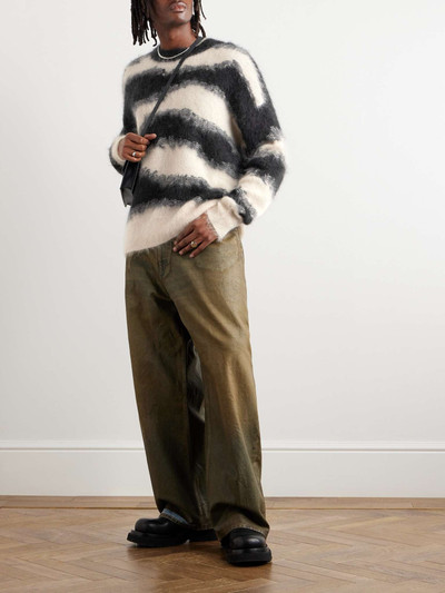 Isabel Marant Sawyers Striped Brushed-Knit Sweater outlook