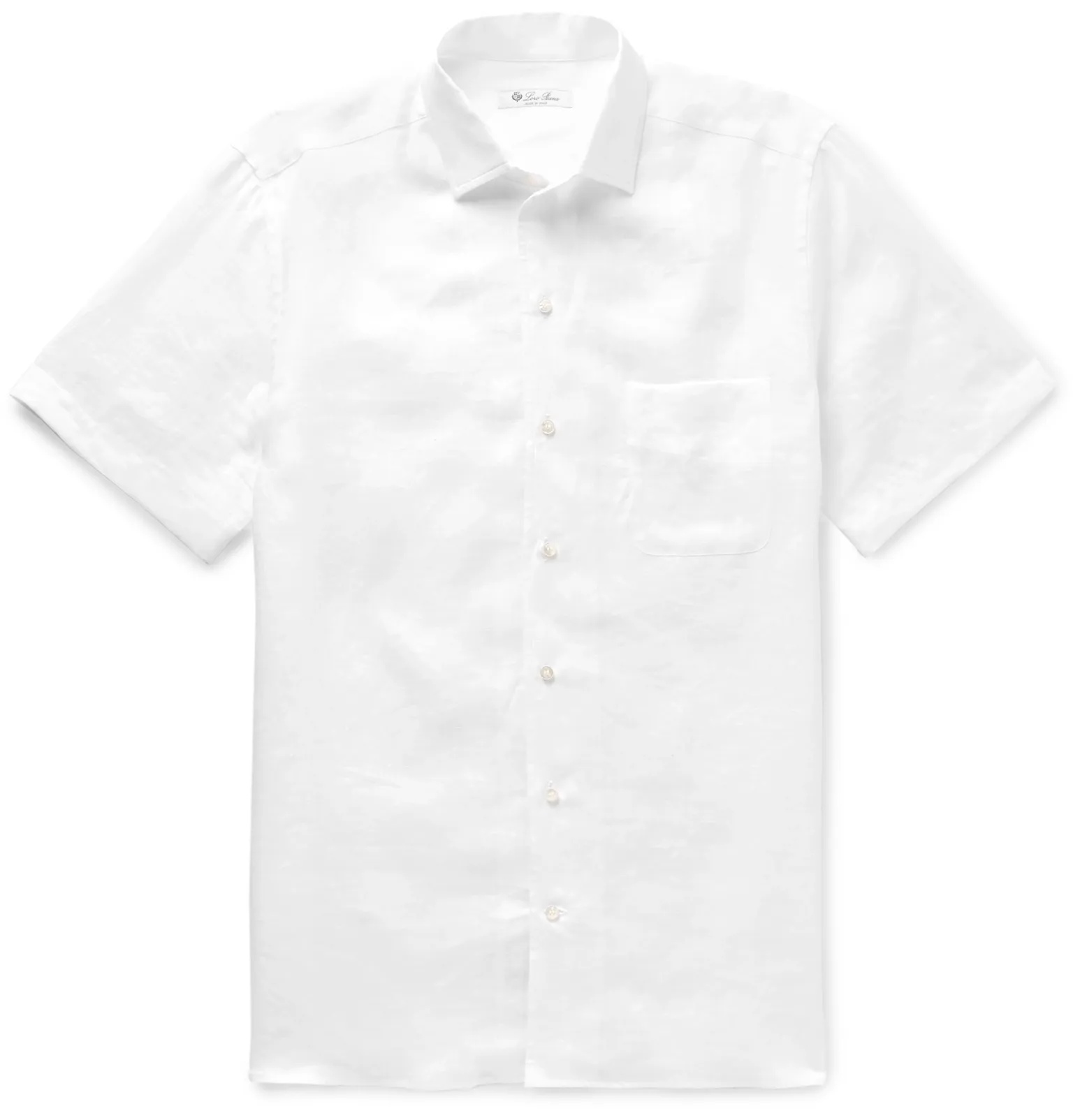 Mélange Slub Linen Shirt - 1