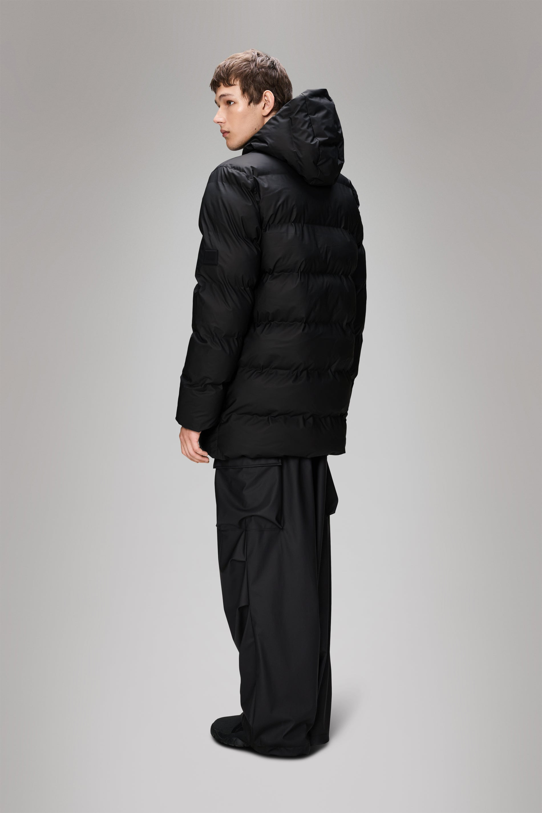 Alta Long Puffer Cargo Jacket - 3