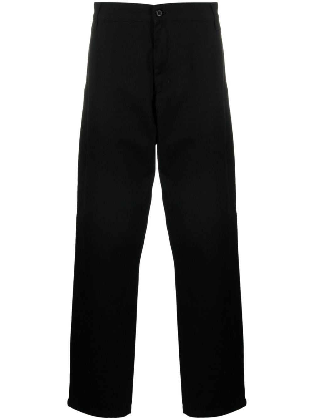 Calder mid-rise wide-leg twill trousers - 1