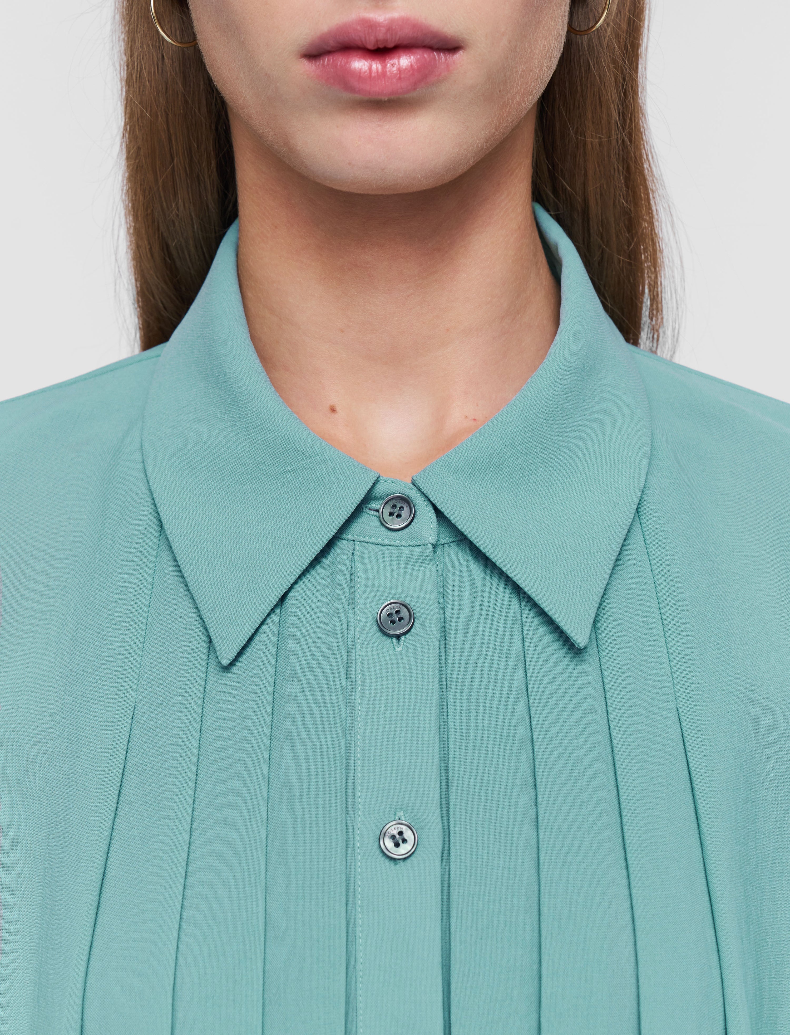 Antin Airy Plissé Blouse - 5