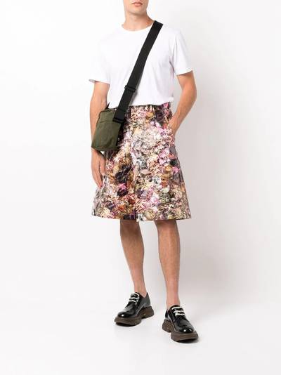 Comme des Garçons Homme Plus graphic-print tailored shorts outlook