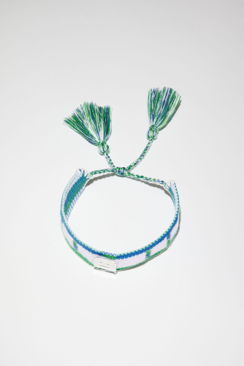 Face logo friendship bracelet - Lilac purple 1