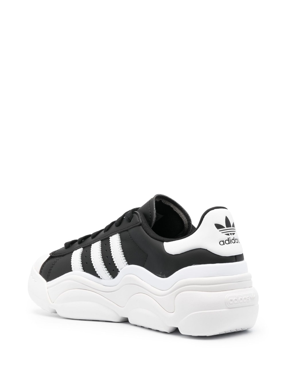 Superstar chunky-sole leather sneakers - 3