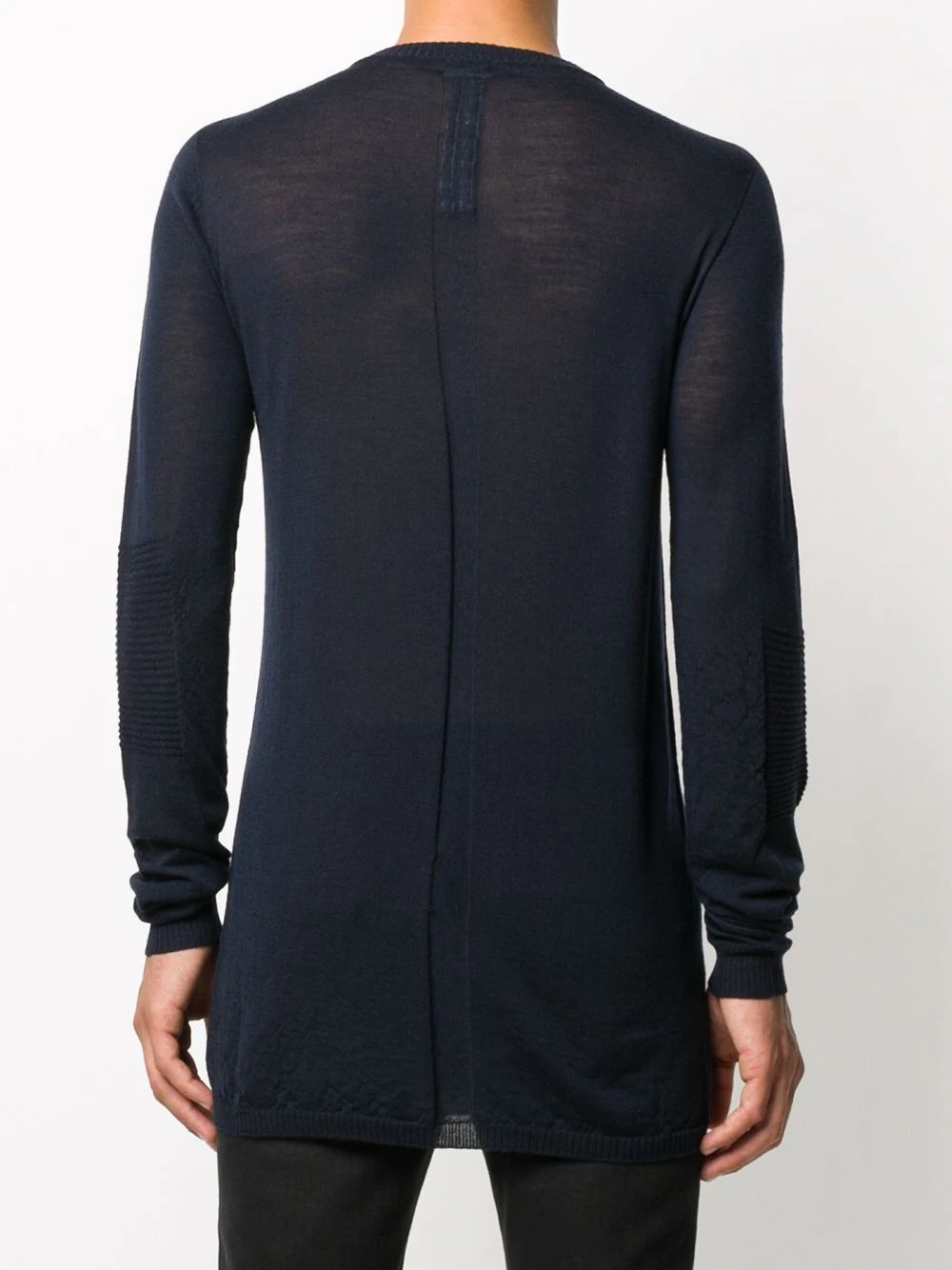 long-line knitted jumper - 4