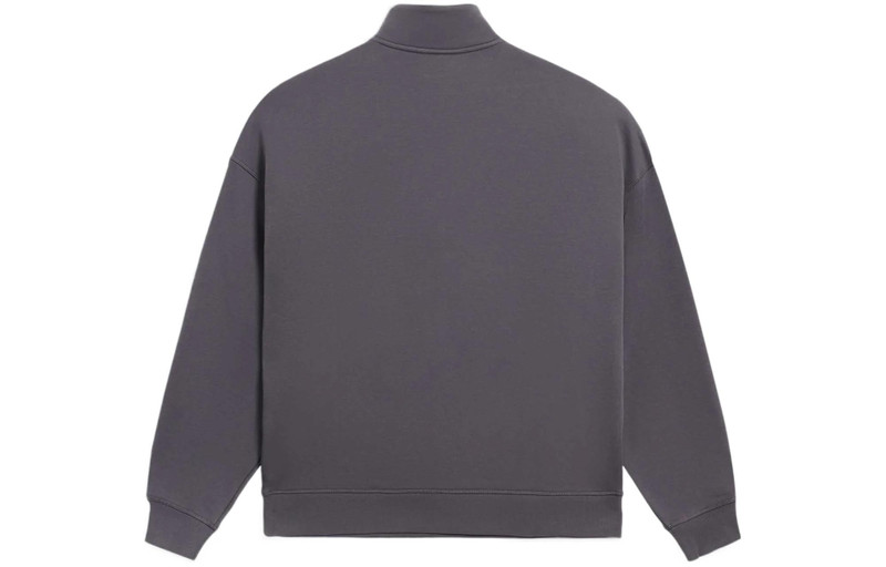 Li-Ning Li-Ning Logo Half Zip Sweatshirt 'Dark Grey' AWDSA05-1 outlook
