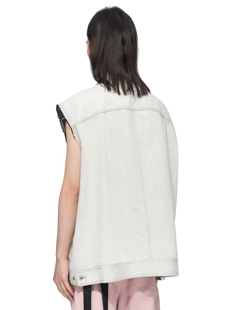 sleeveless cotton denim vest 3