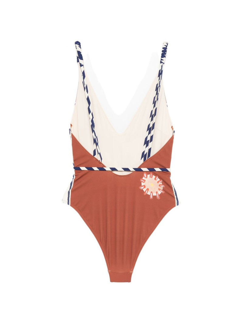 ALÉMAIS Soleil D'Amour printed swimsuit outlook