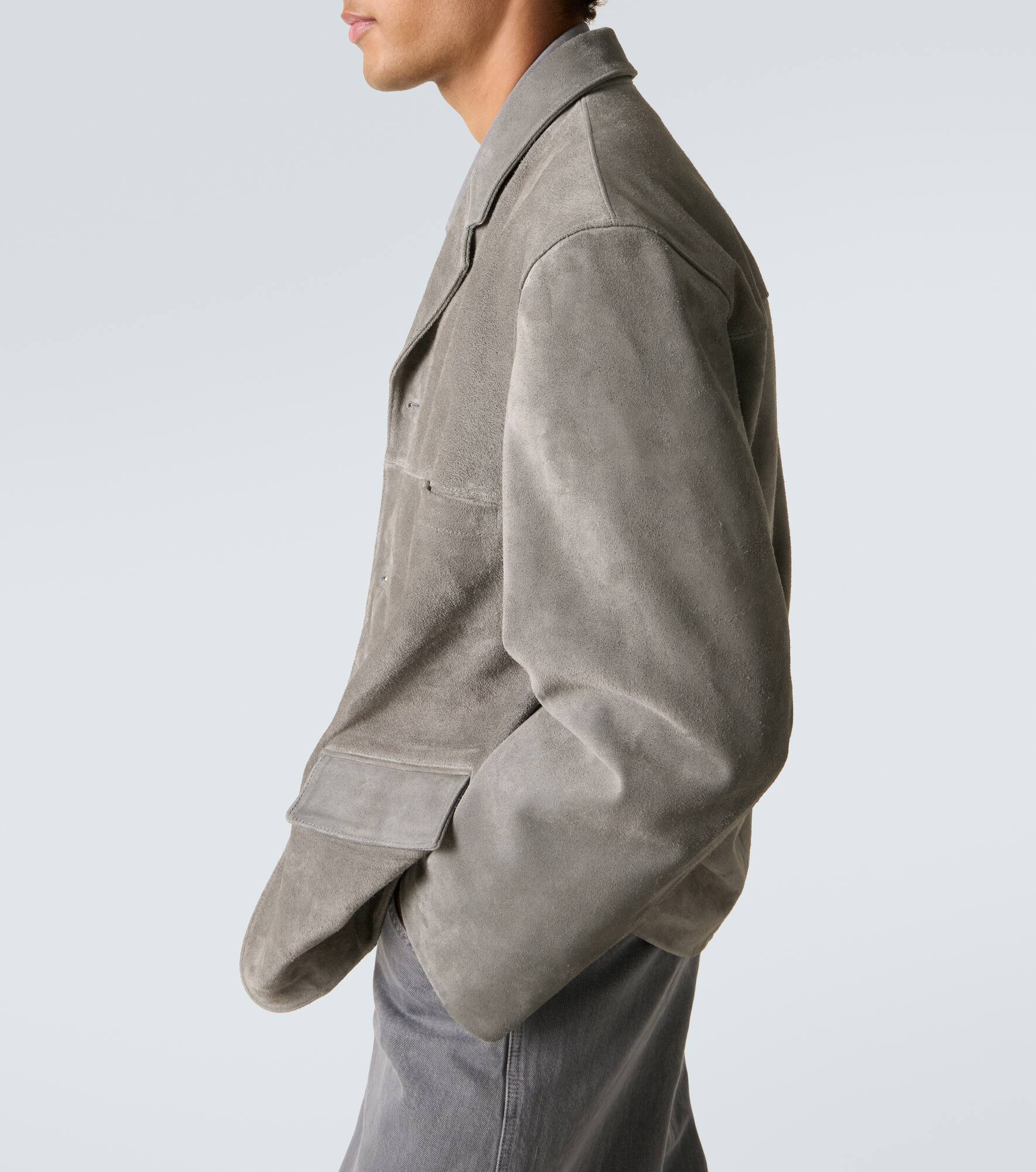 Suede blazer - 6