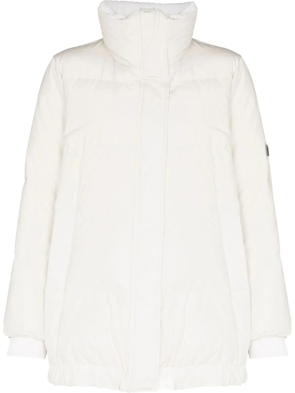 rhinestone-embellished padded jacket - 1