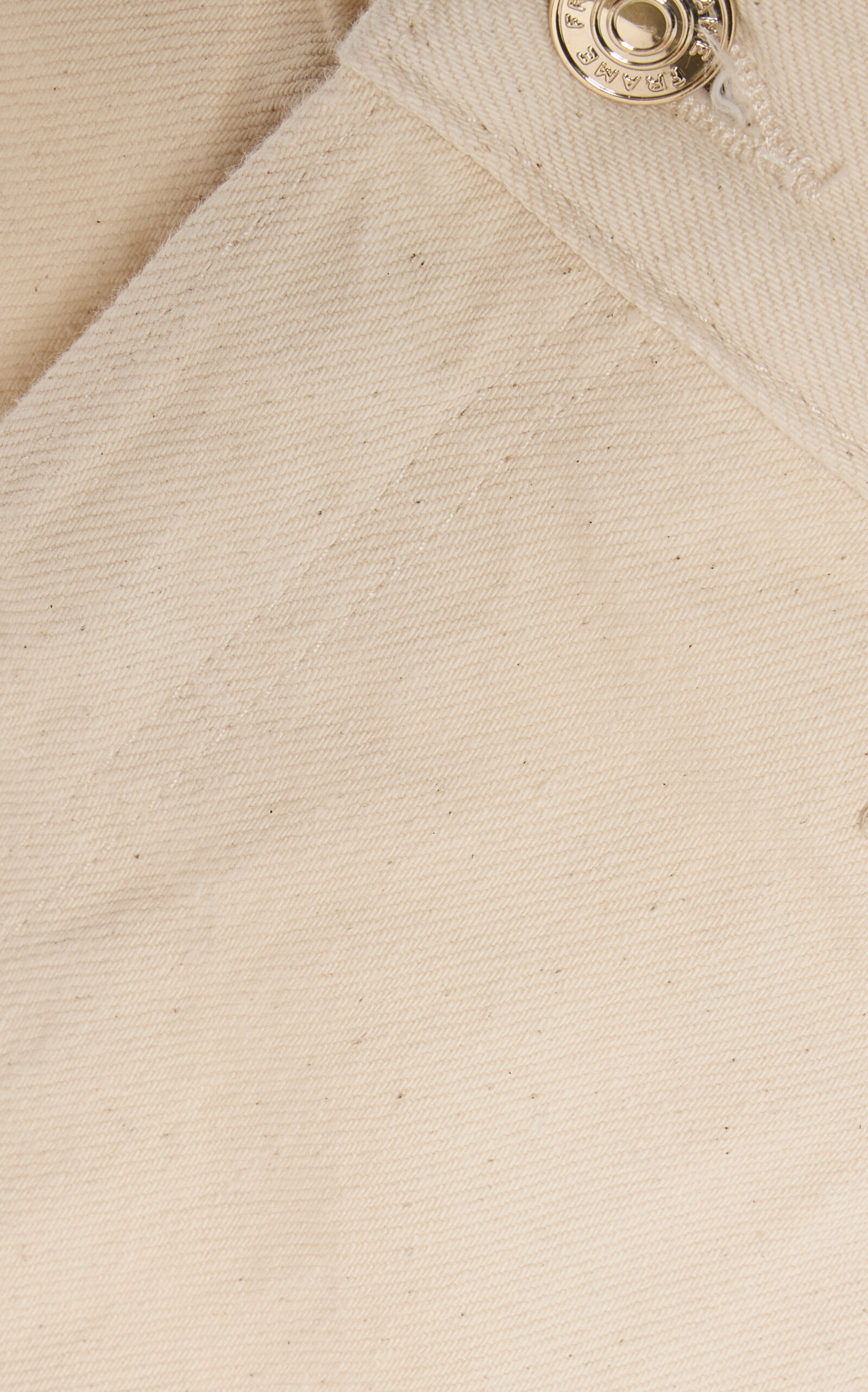 The Timeless Denim High-Rise Shorts ivory - 5