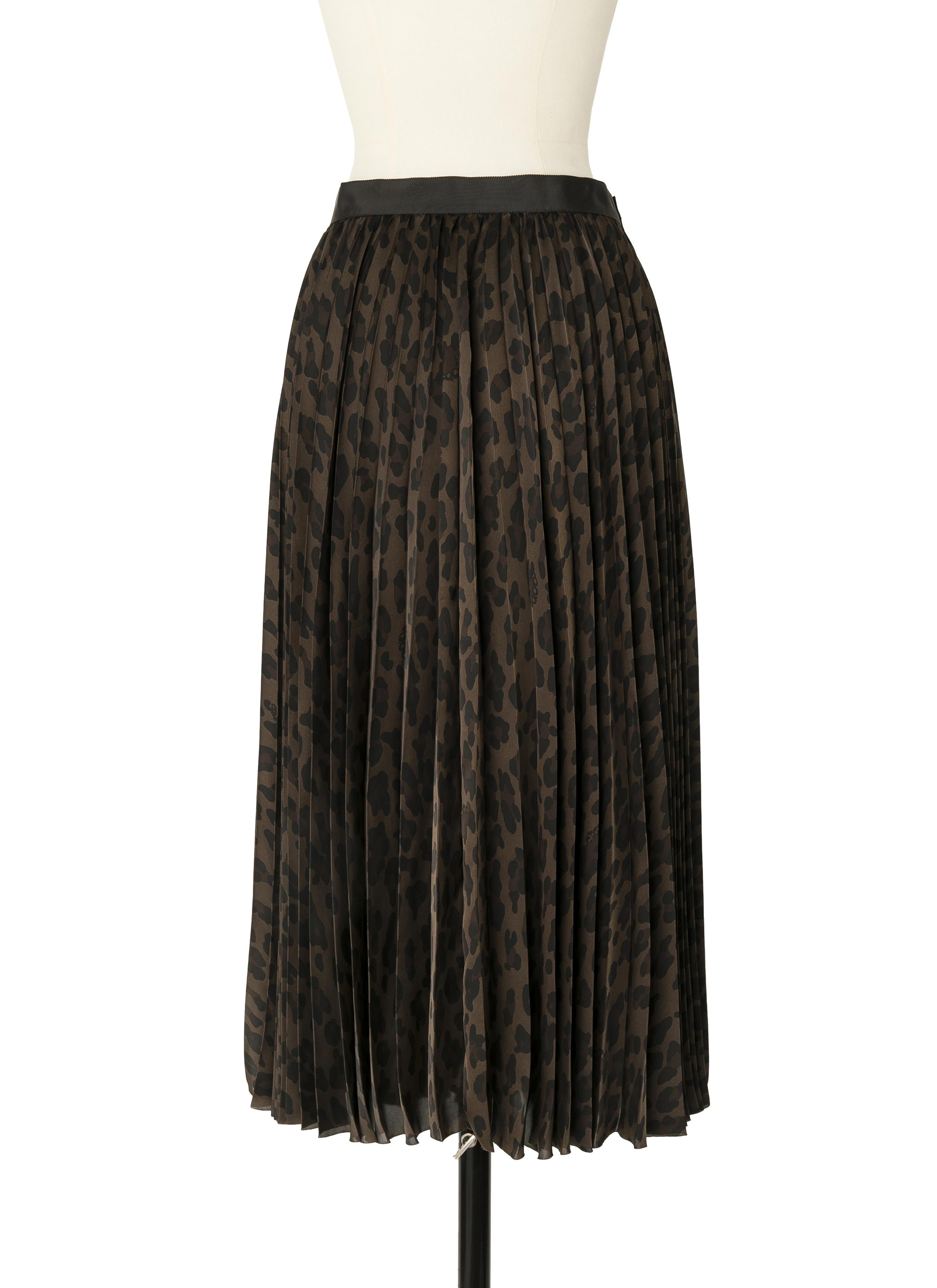 Leopard Print Skirt - 4