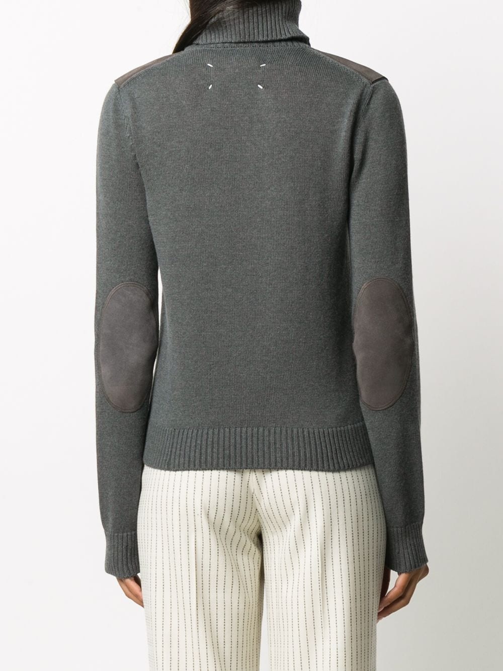 distressed cashmere jumper - 4