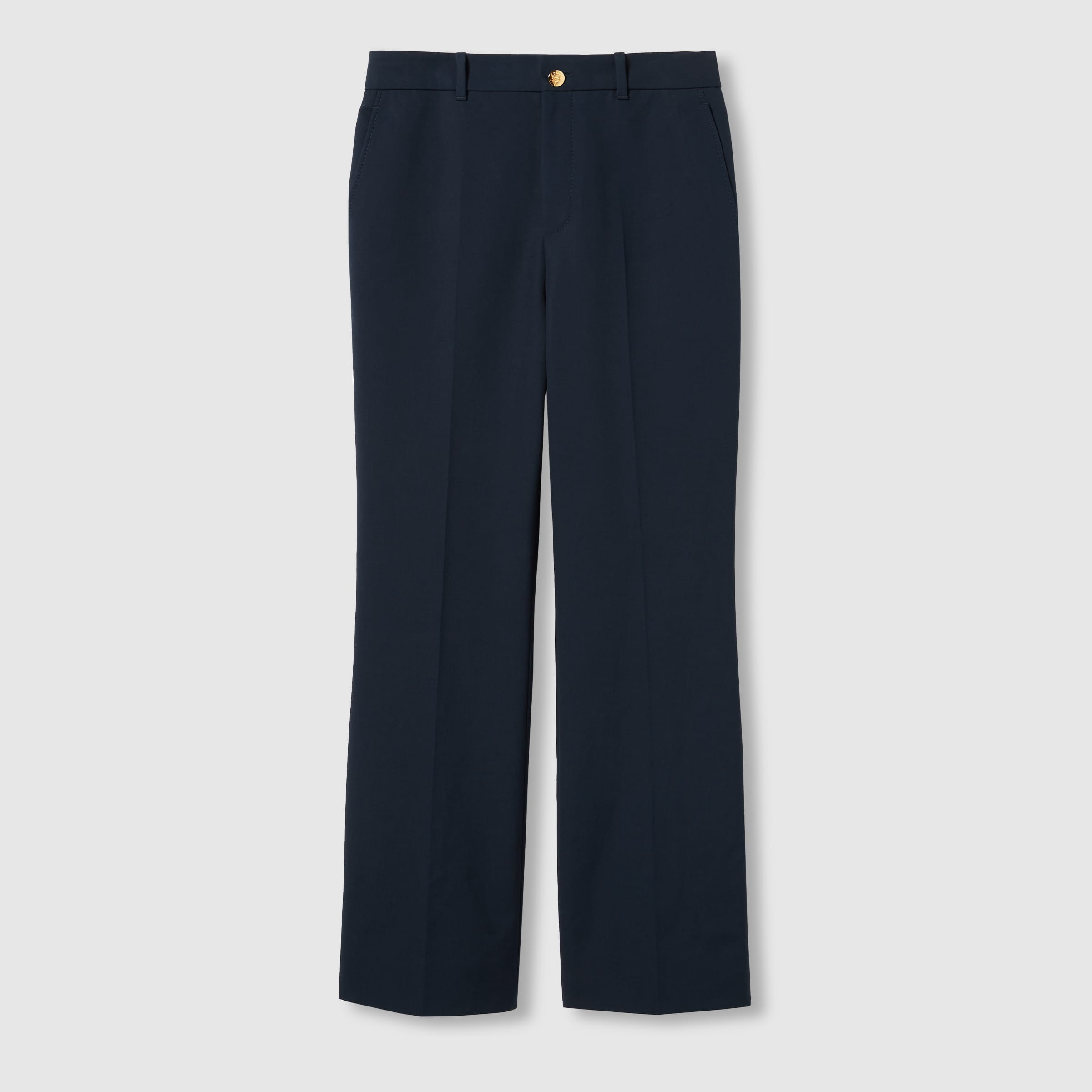 Cotton pants with embroidery - 1