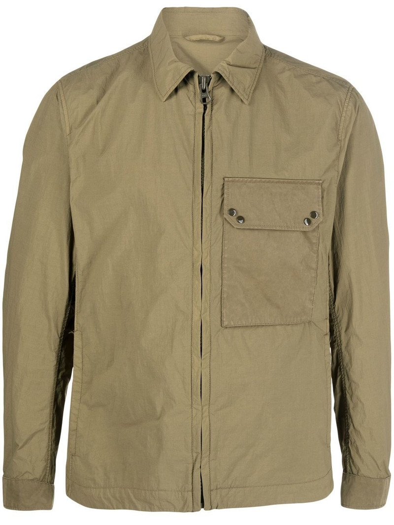 zip-fastening shirt jacket 1