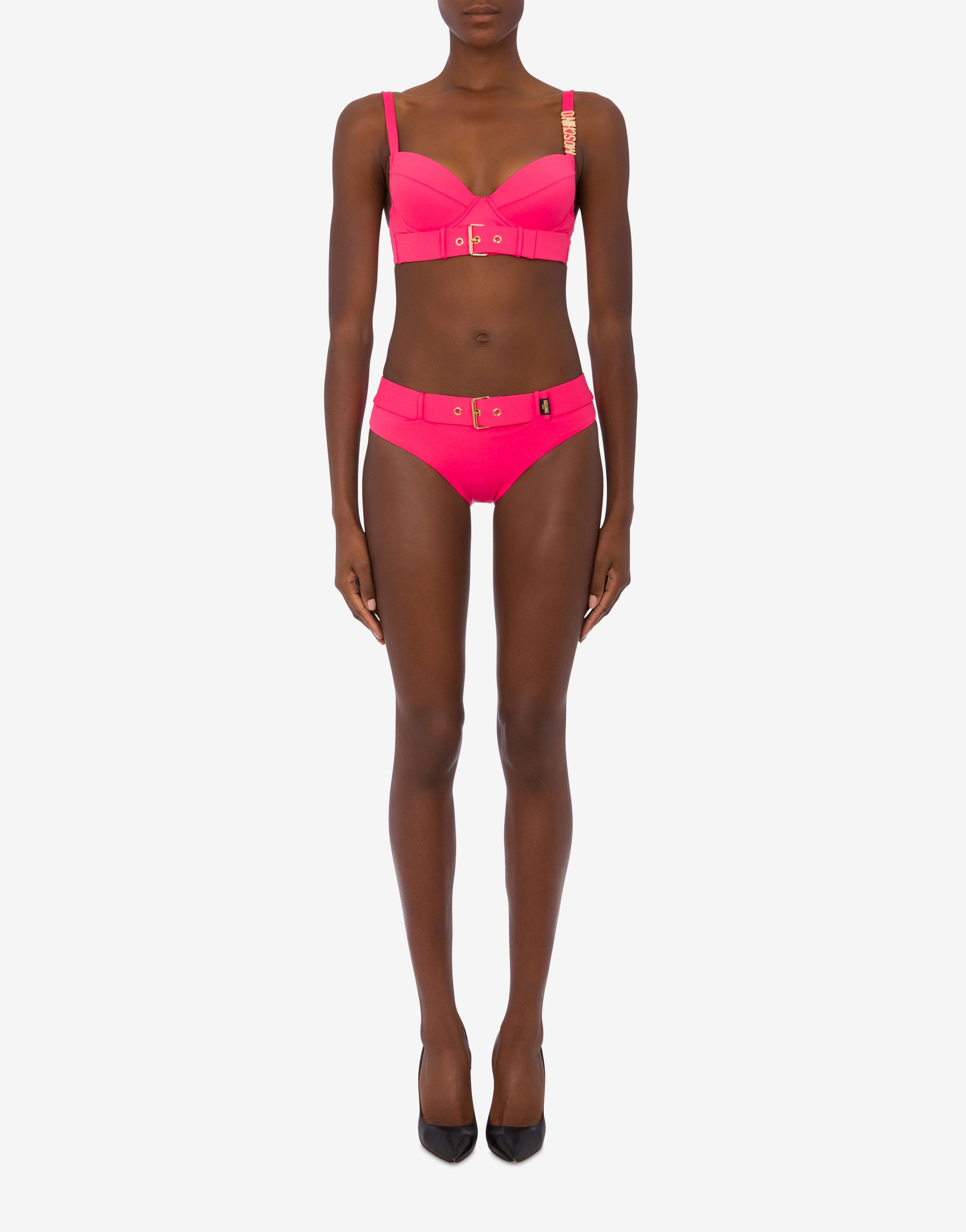 GOLD BUCKLE BIKINI BOTTOMS - 2