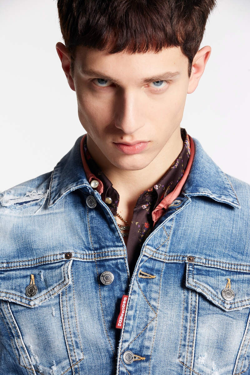 MEDIUM WESTERN WASH DAN JEAN JACKET 3