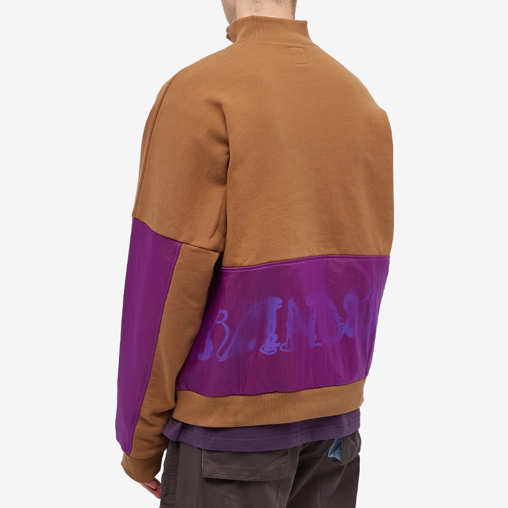 Brain Dead Sinister Screw Half Zip Crew - 5