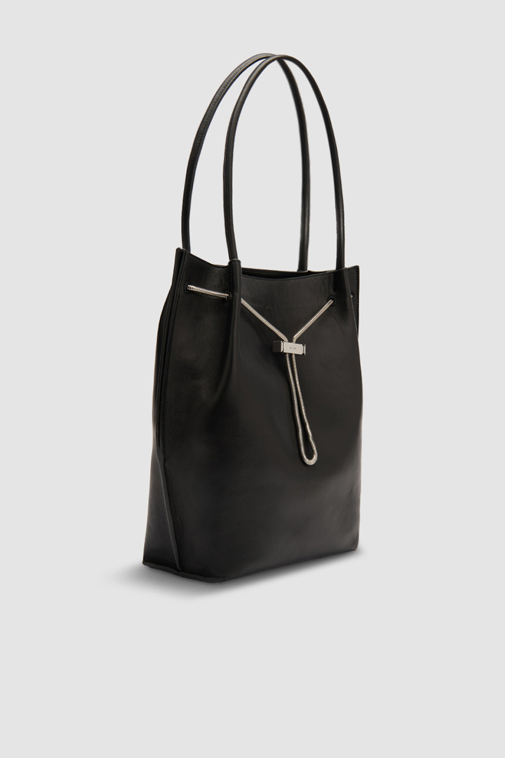 Kayla Black Nappa Leather Shoulder Bag - 2