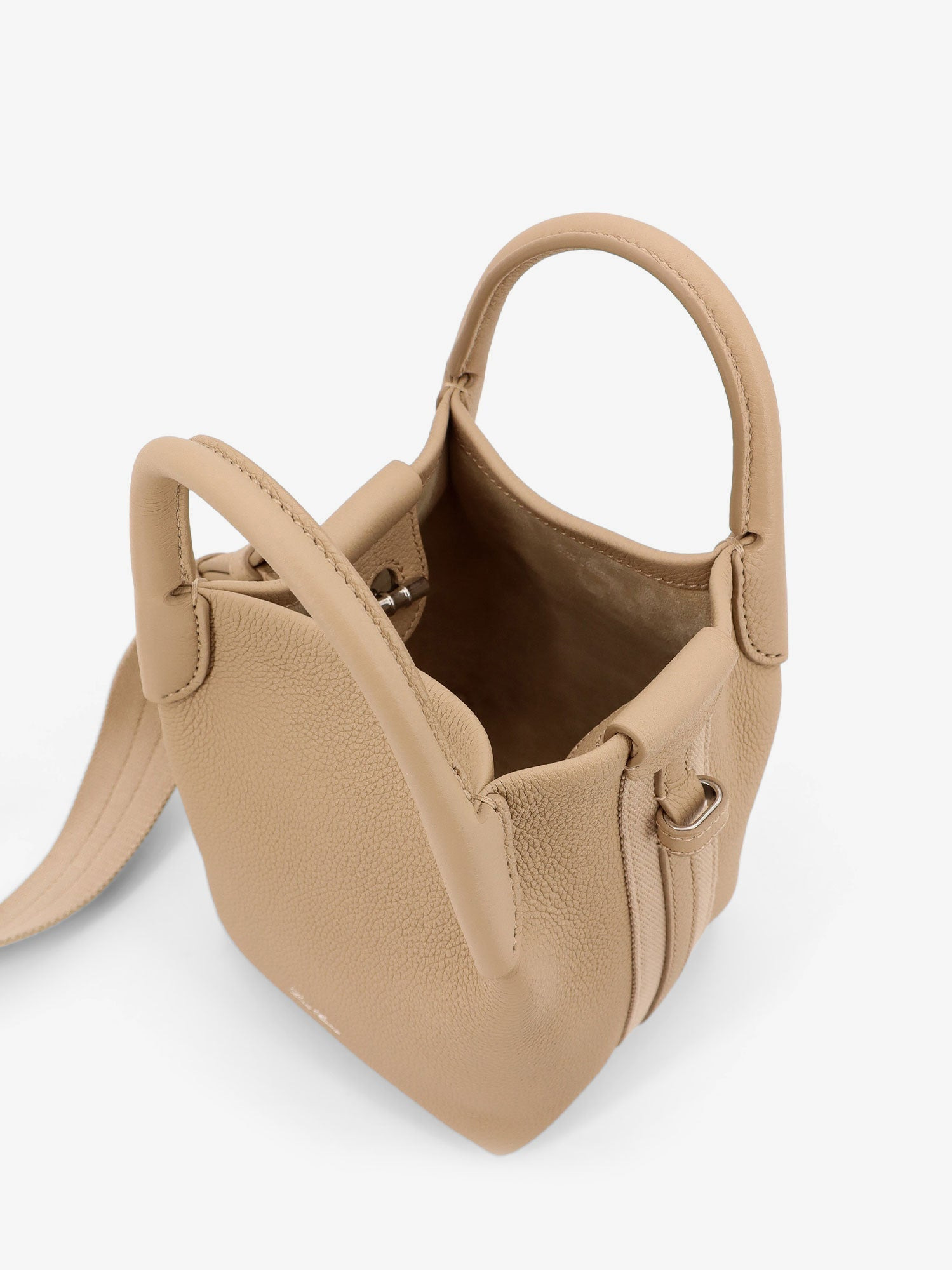 Loro Piana Women Bale Micro Leather Bucket Bag - 4