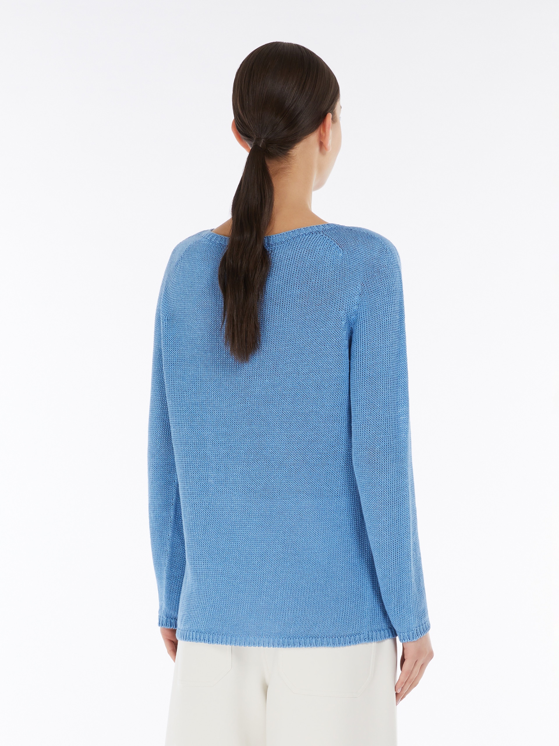 GIOLINO Long-sleeved linen sweater - 4
