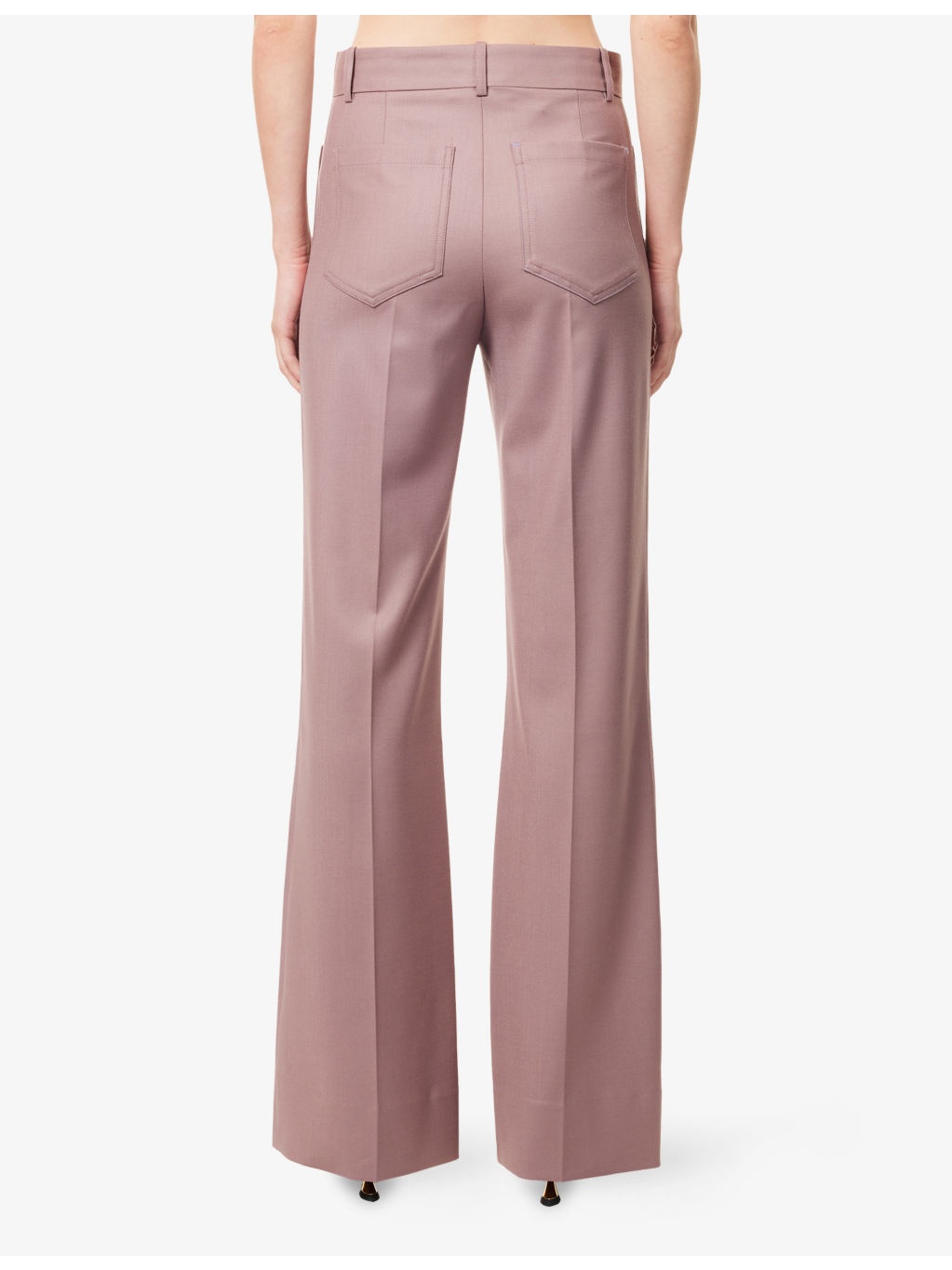 Alina Wide-Leg Woven Trousers - 4