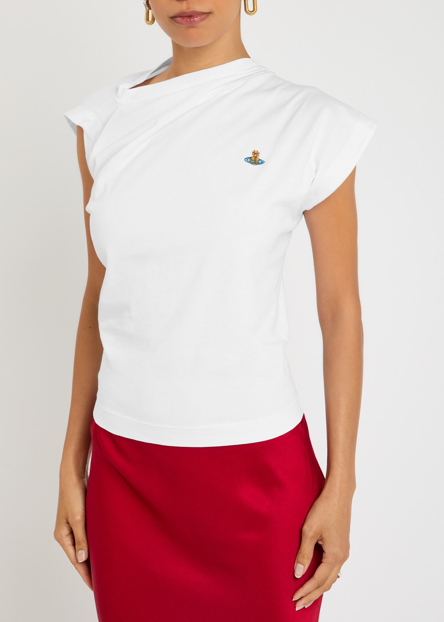 Vivienne Westwood Hebo Asymmetric Cotton T-shirt - 2
