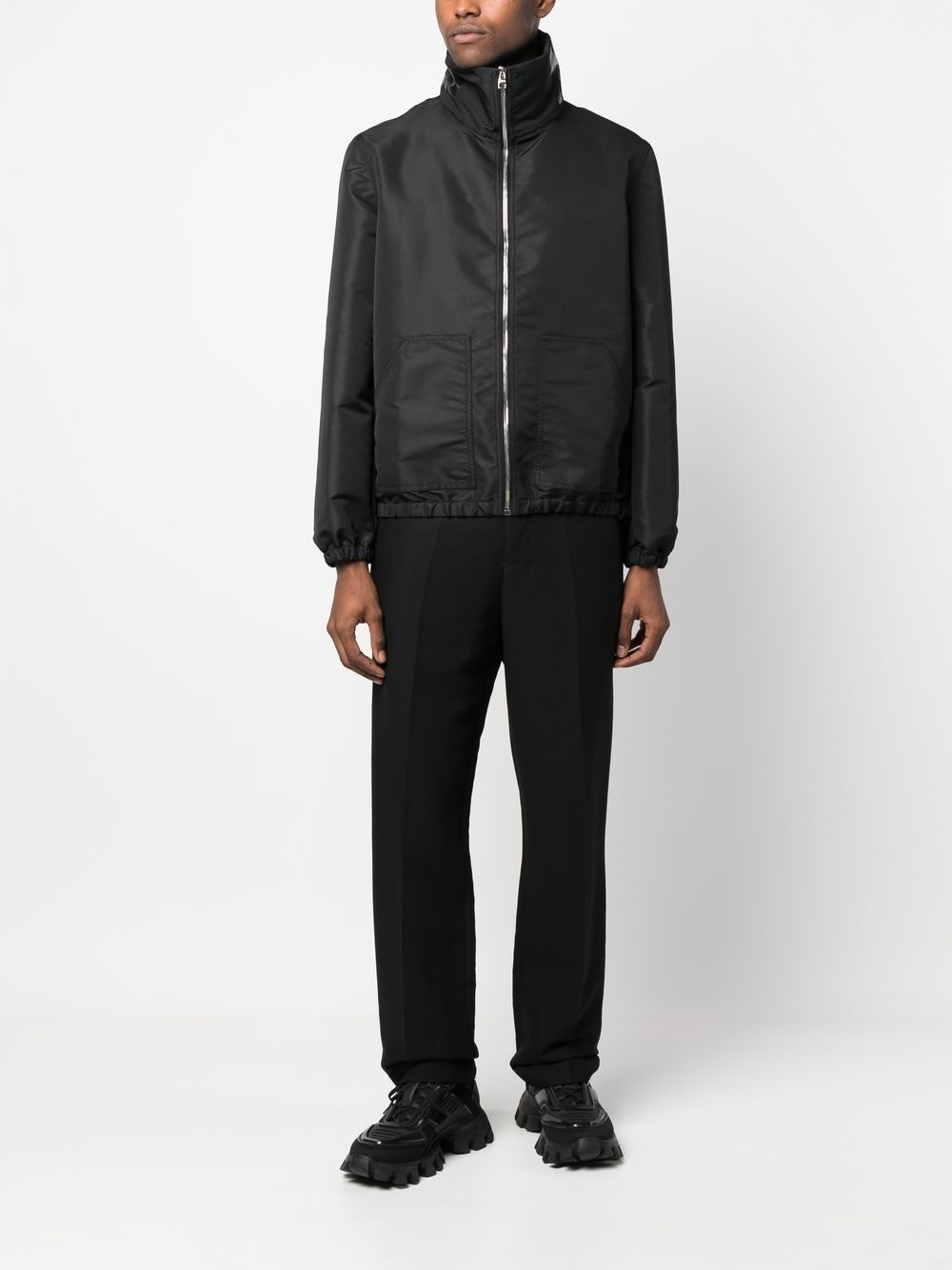 Graffiti-print zip-up jacket - 2