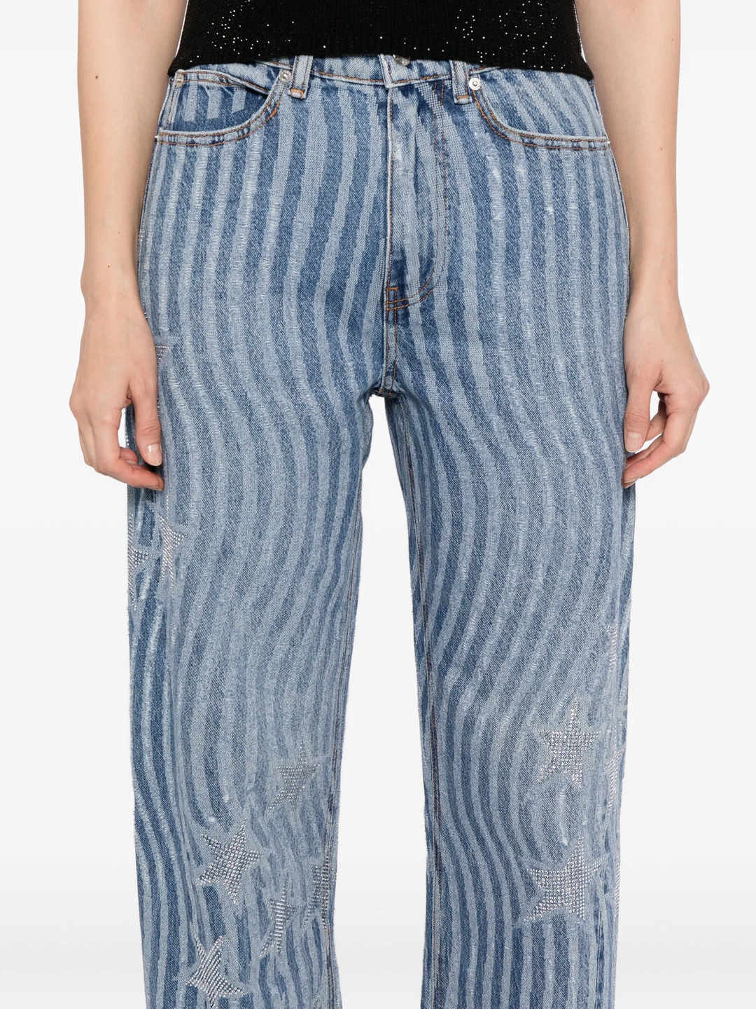 Float Jean With Stars & Stripes - 5