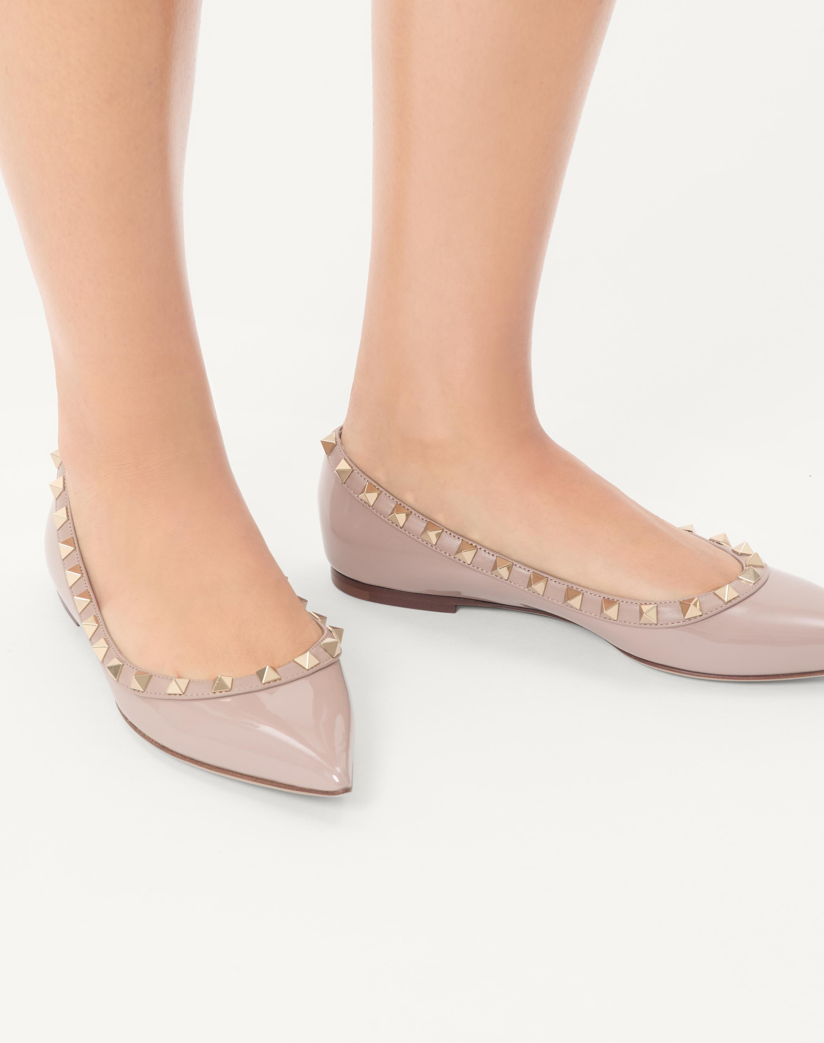PATENT ROCKSTUD BALLET FLAT - 2