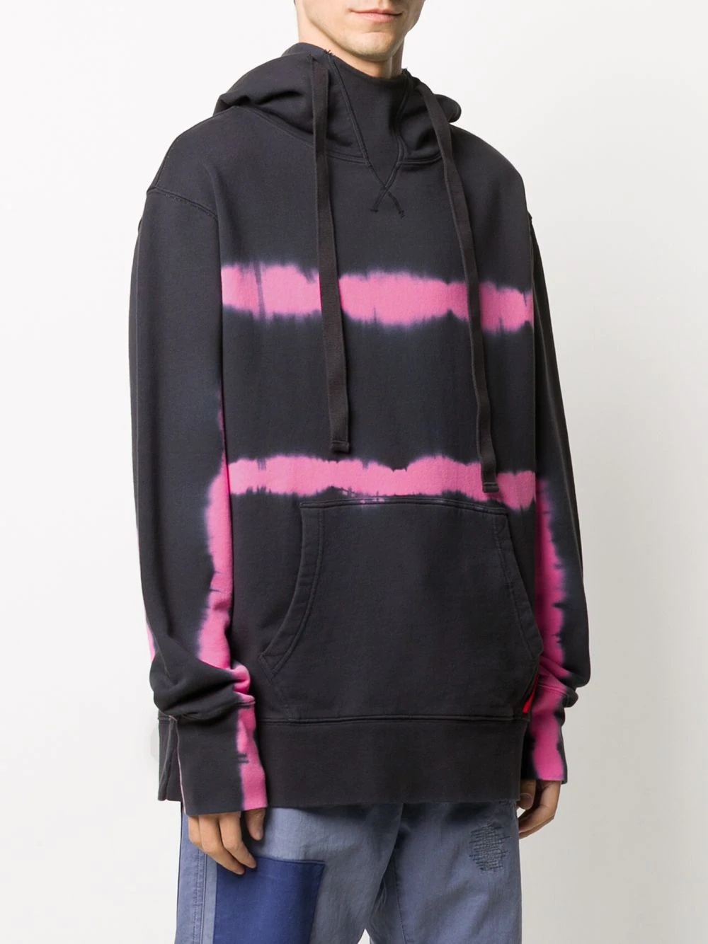 tie-dye print hoodie - 3