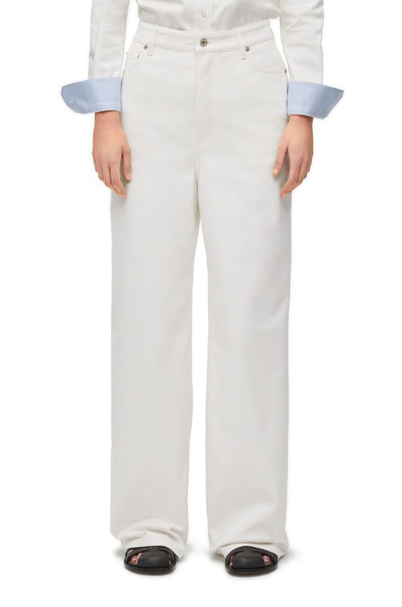 High waisted jeans in cotton 5