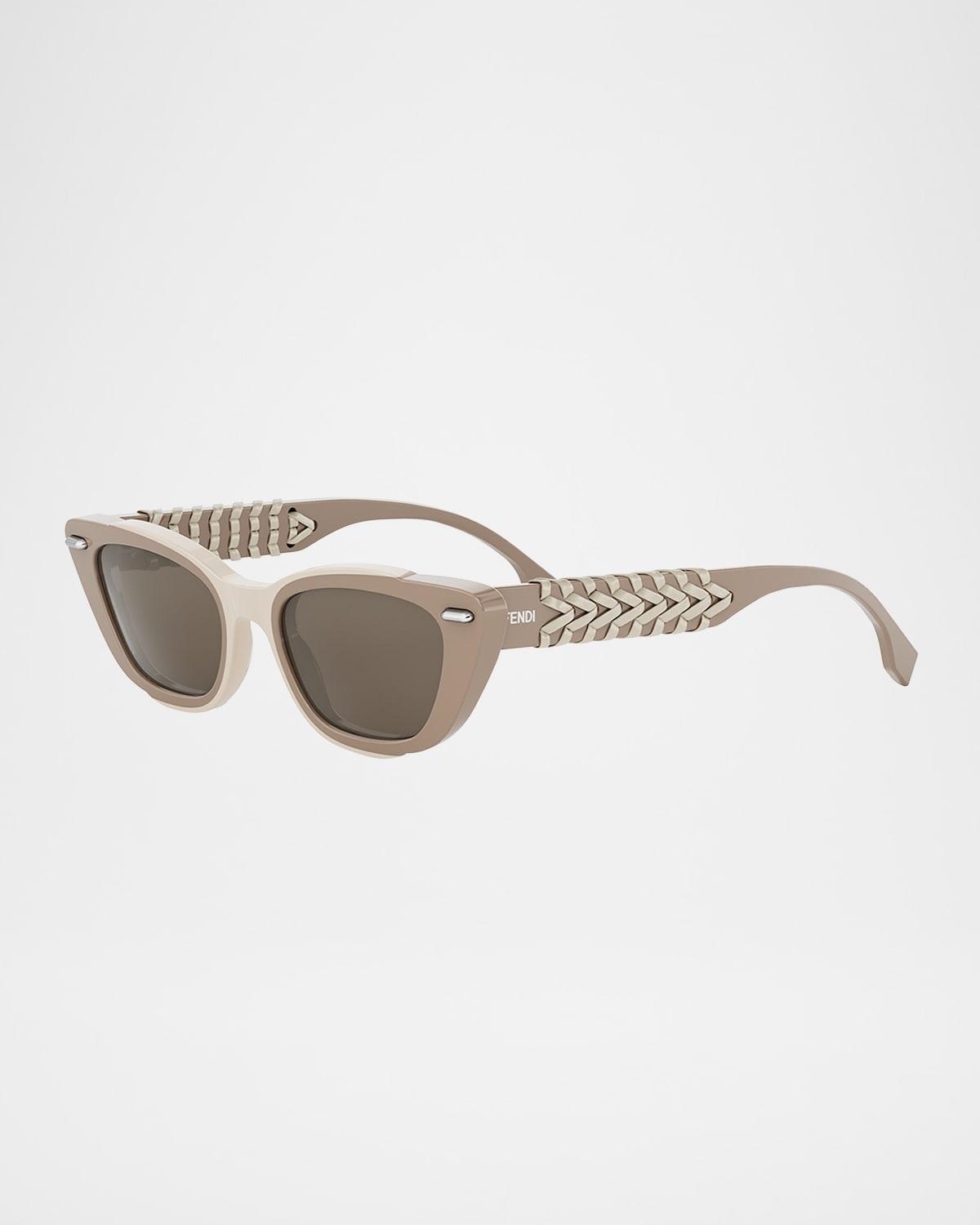 Interlace Acetate Cat-Eye Sunglasses - 3