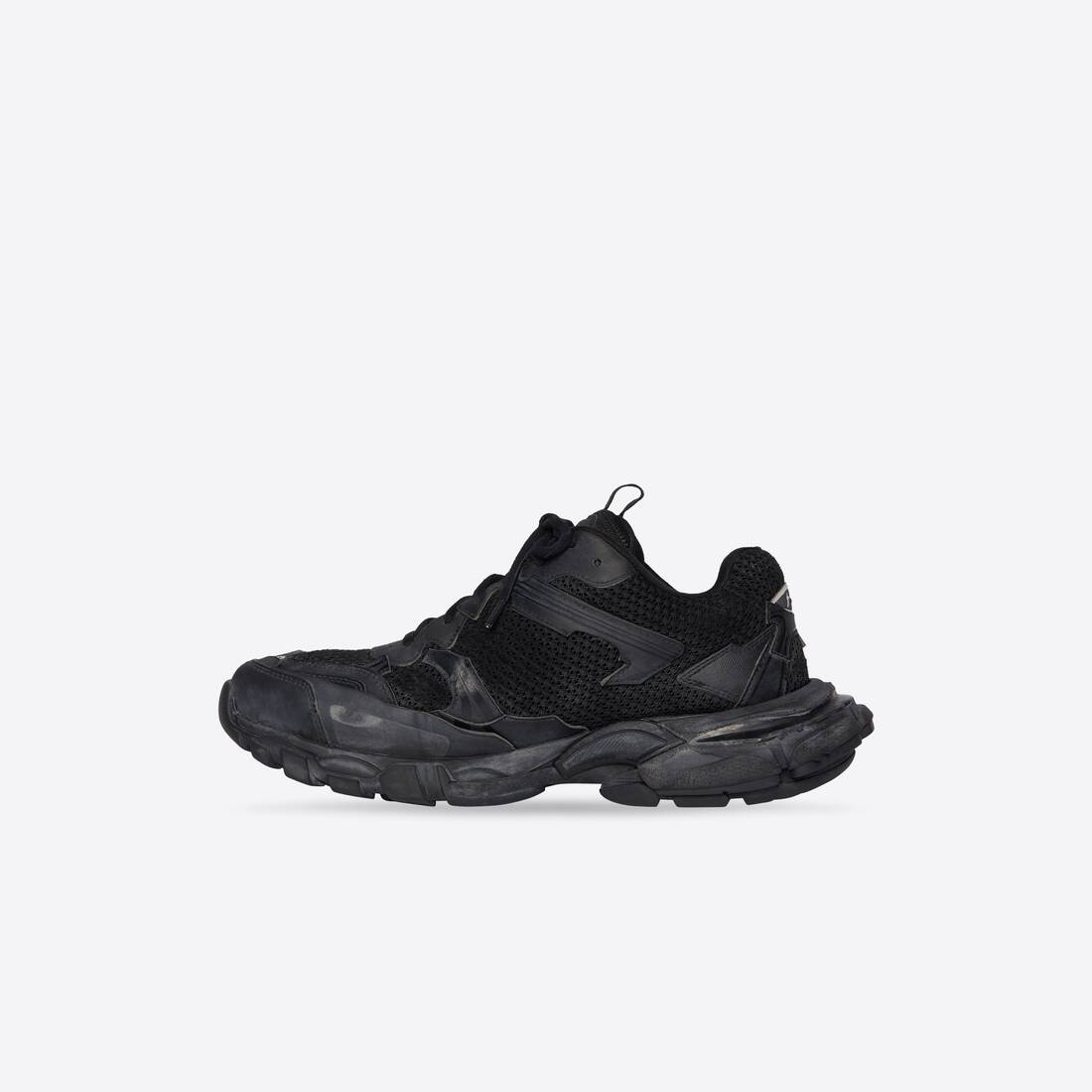 Men's Track.3 Sneaker in Black - 4