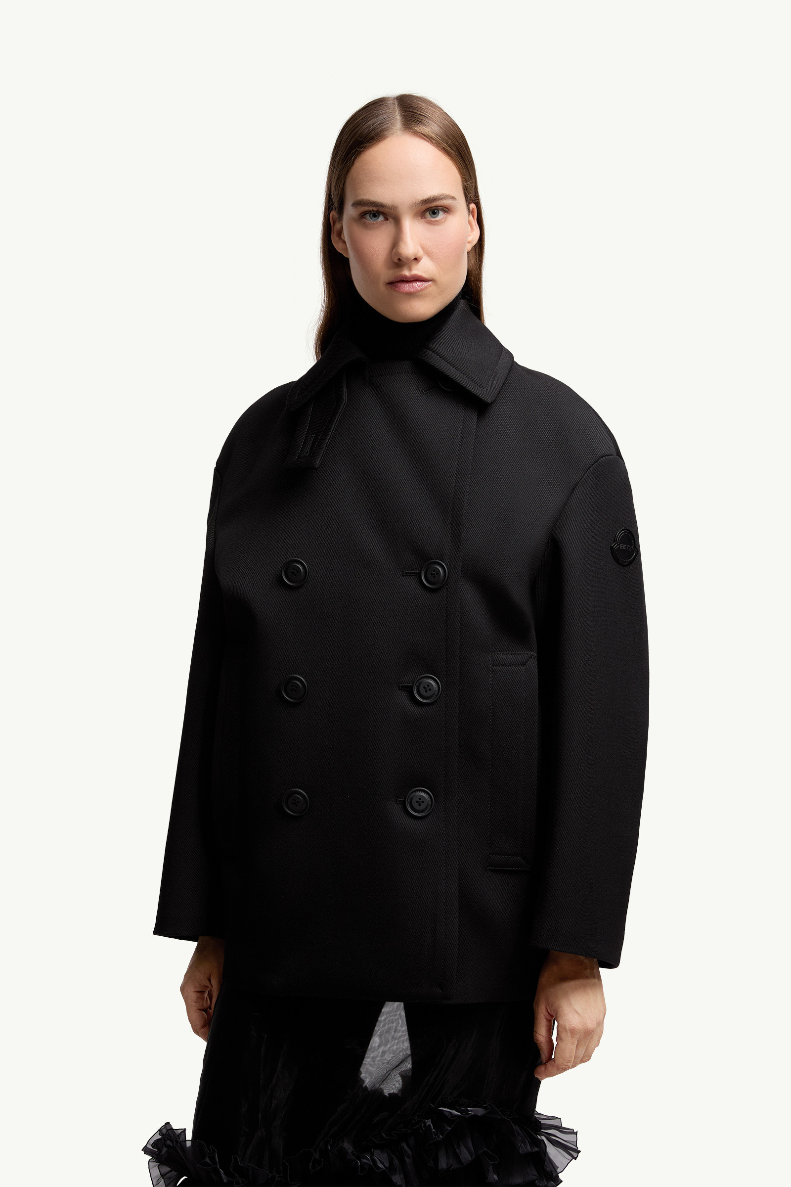 Moncler x EE72 by Edward Enninful Maysak Wool Short Down Jacket - 3