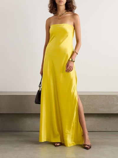 CHRISTOPHER ESBER Filo strapless silk-satin maxi dress outlook