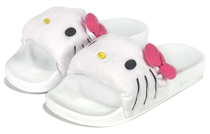 (WMNS) adidas Originals X Hello Kitty Adilette Slides 'White' IG8419 - 3