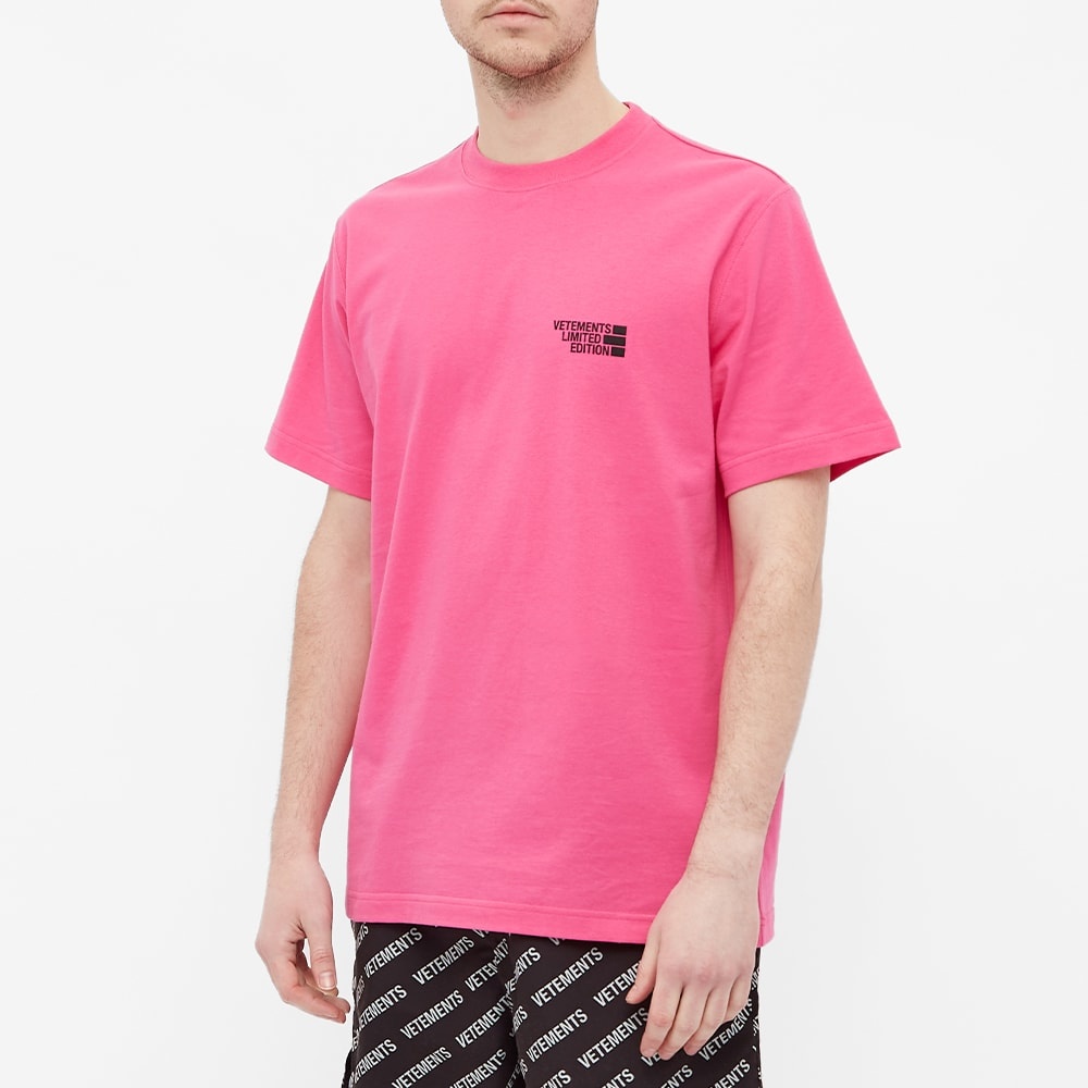 VETEMENTS Logo Limited Edition Tee - 3