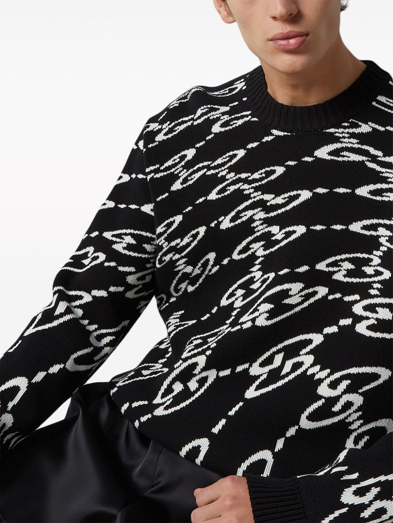 wavy GG cotton-piqué sweater 3