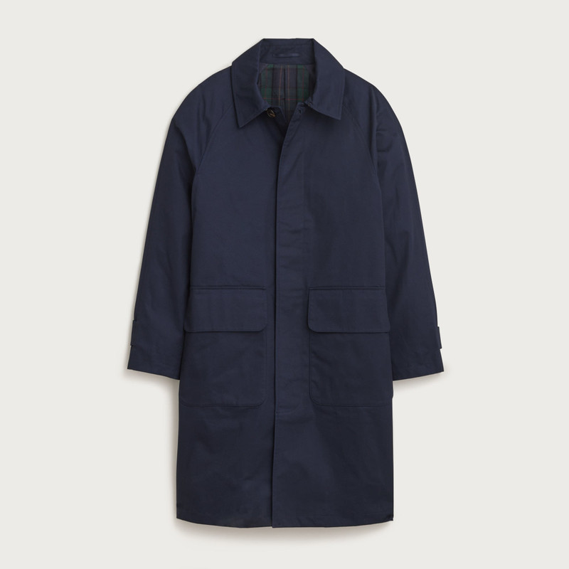 Rivington car coat in water-resistant cotton twill 1