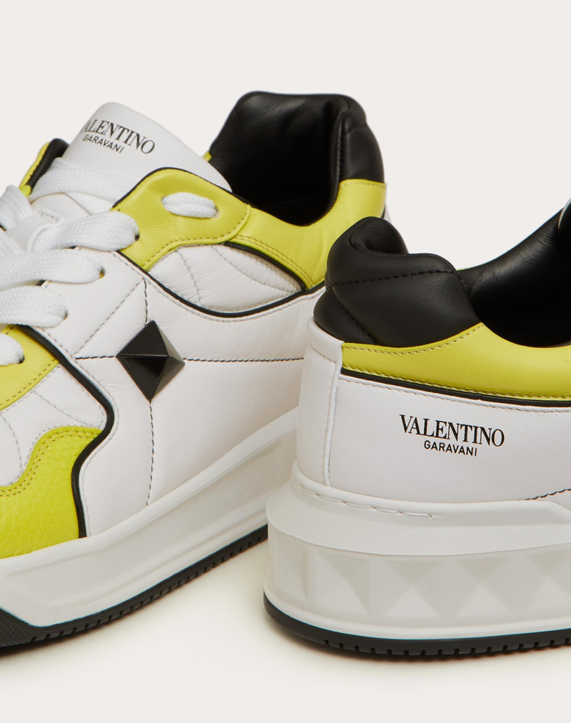 ONE STUD LOW-TOP NAPPA SNEAKER 5