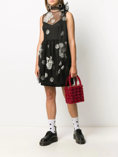 REDValentino floral appliqué dress outlook