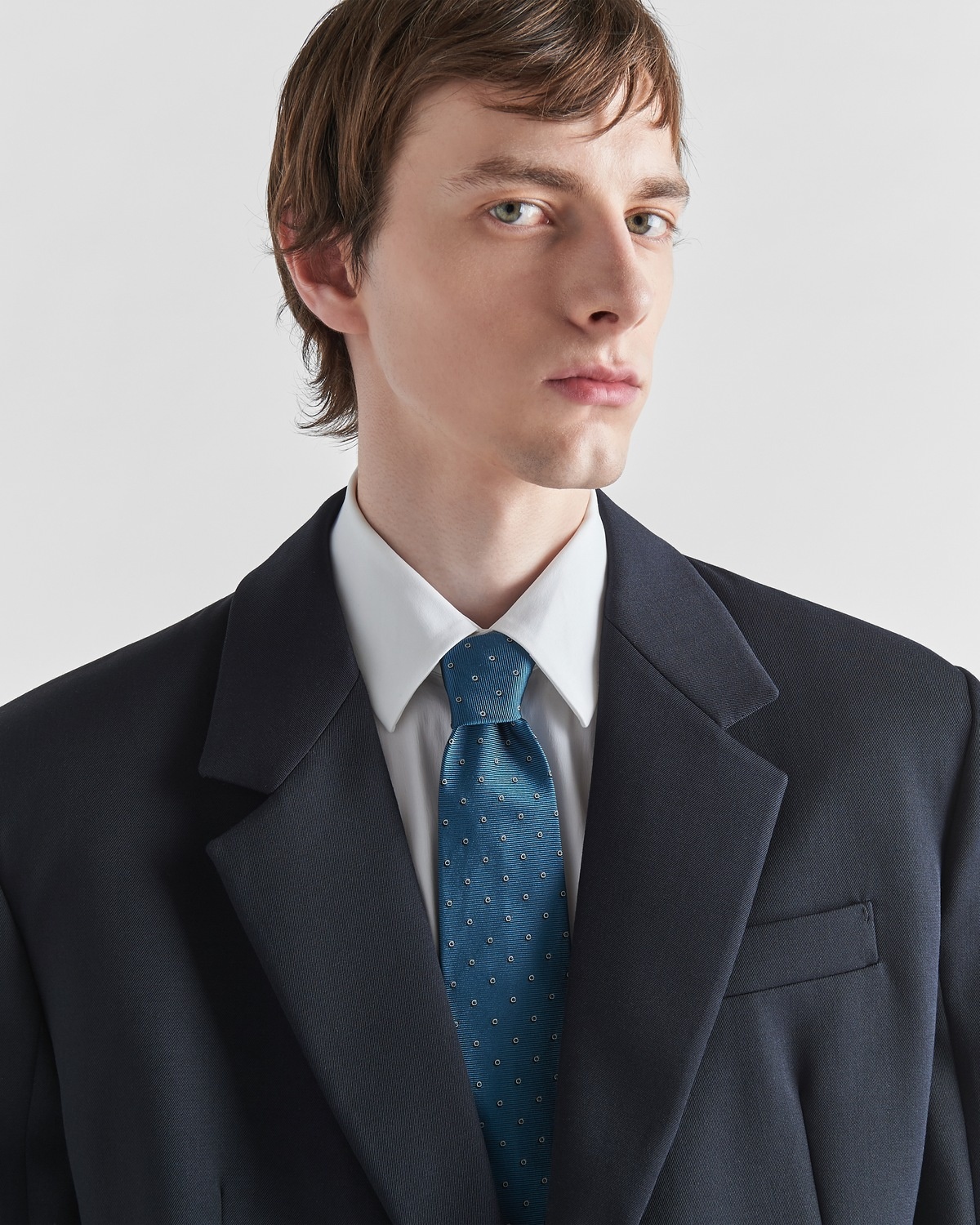 Polka-dot silk tie - 2