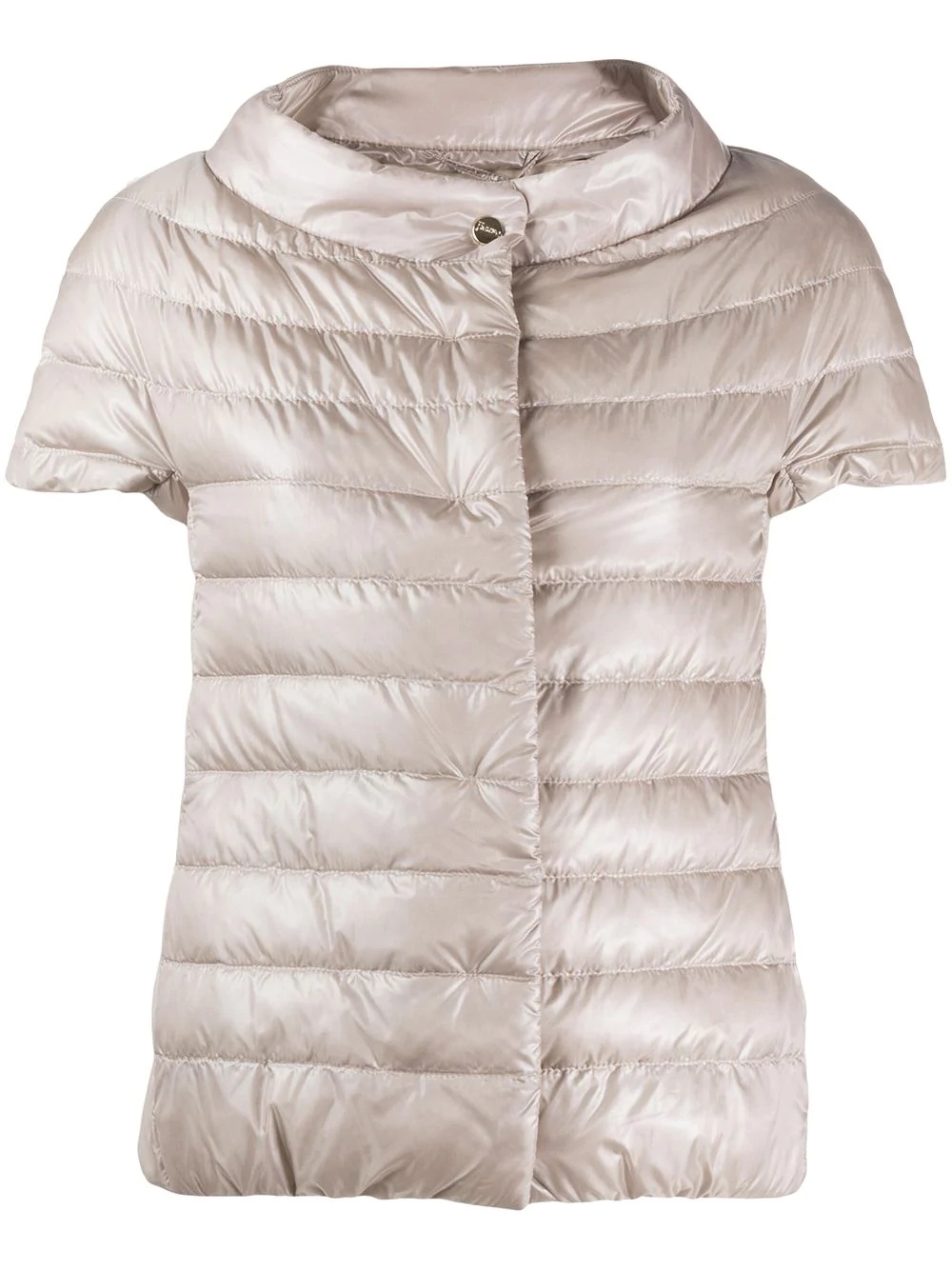 shortsleeved padded jacket - 1