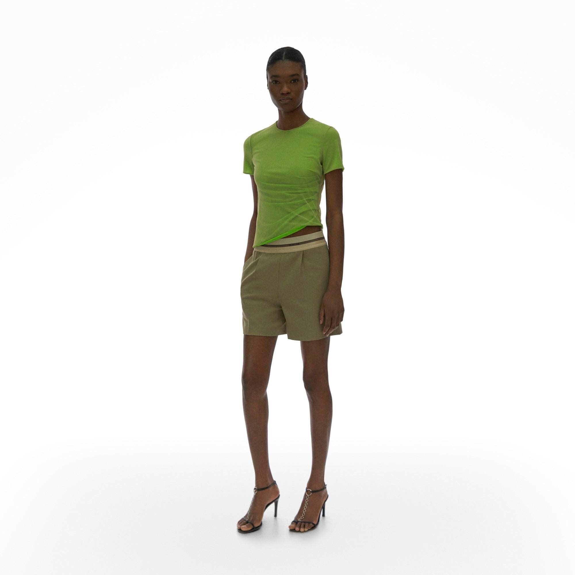 RUCHED REVERSIBLE TEE - 8